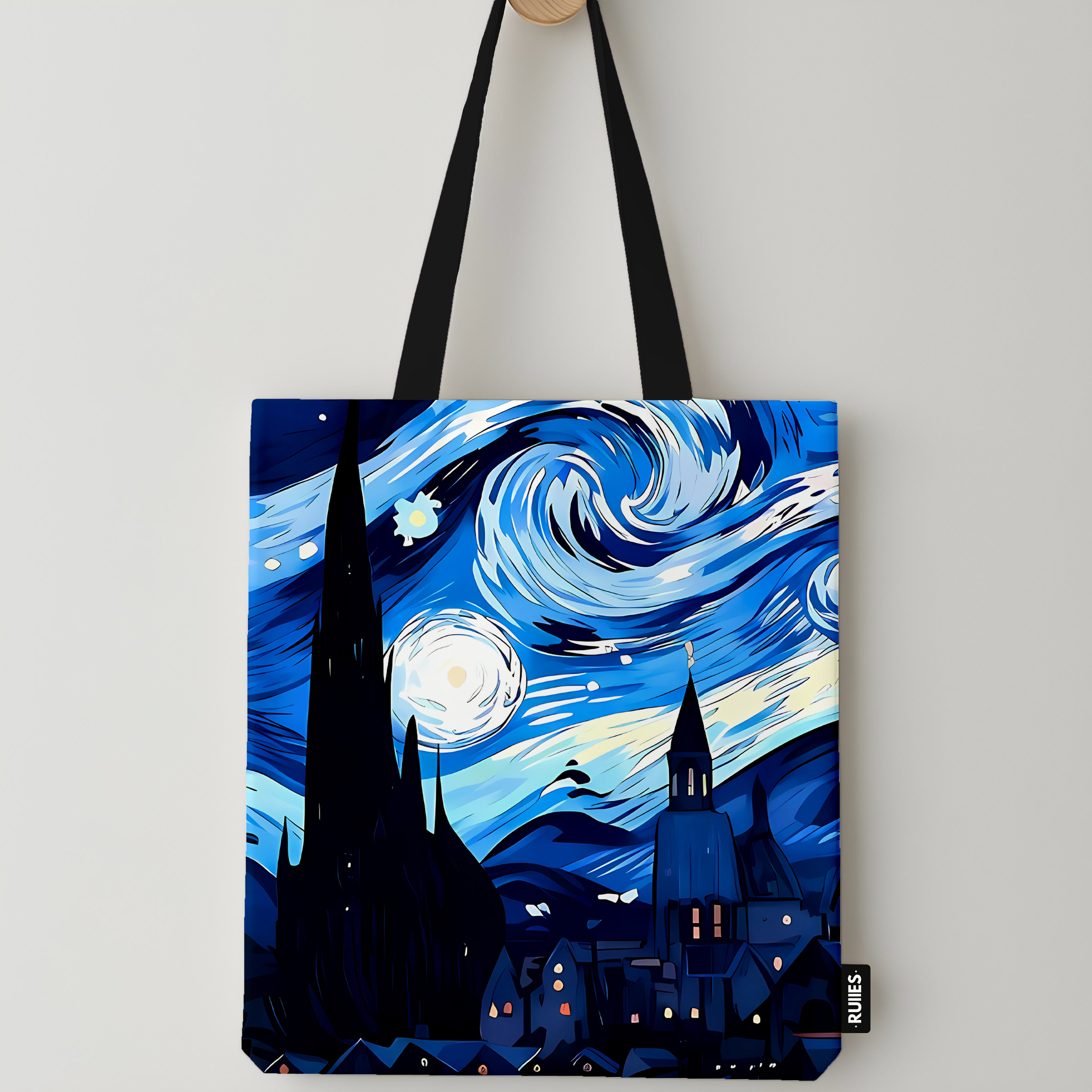 Starry night totebag