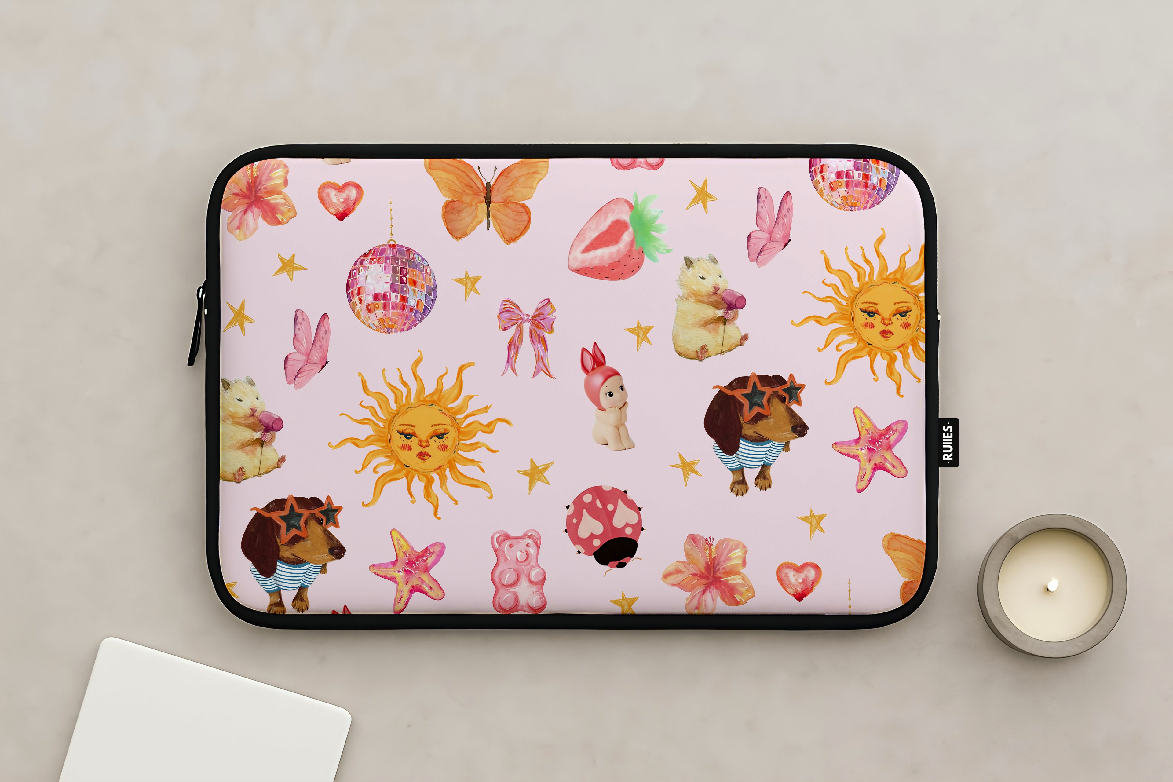 Soft Girl Laptop Sleeve
