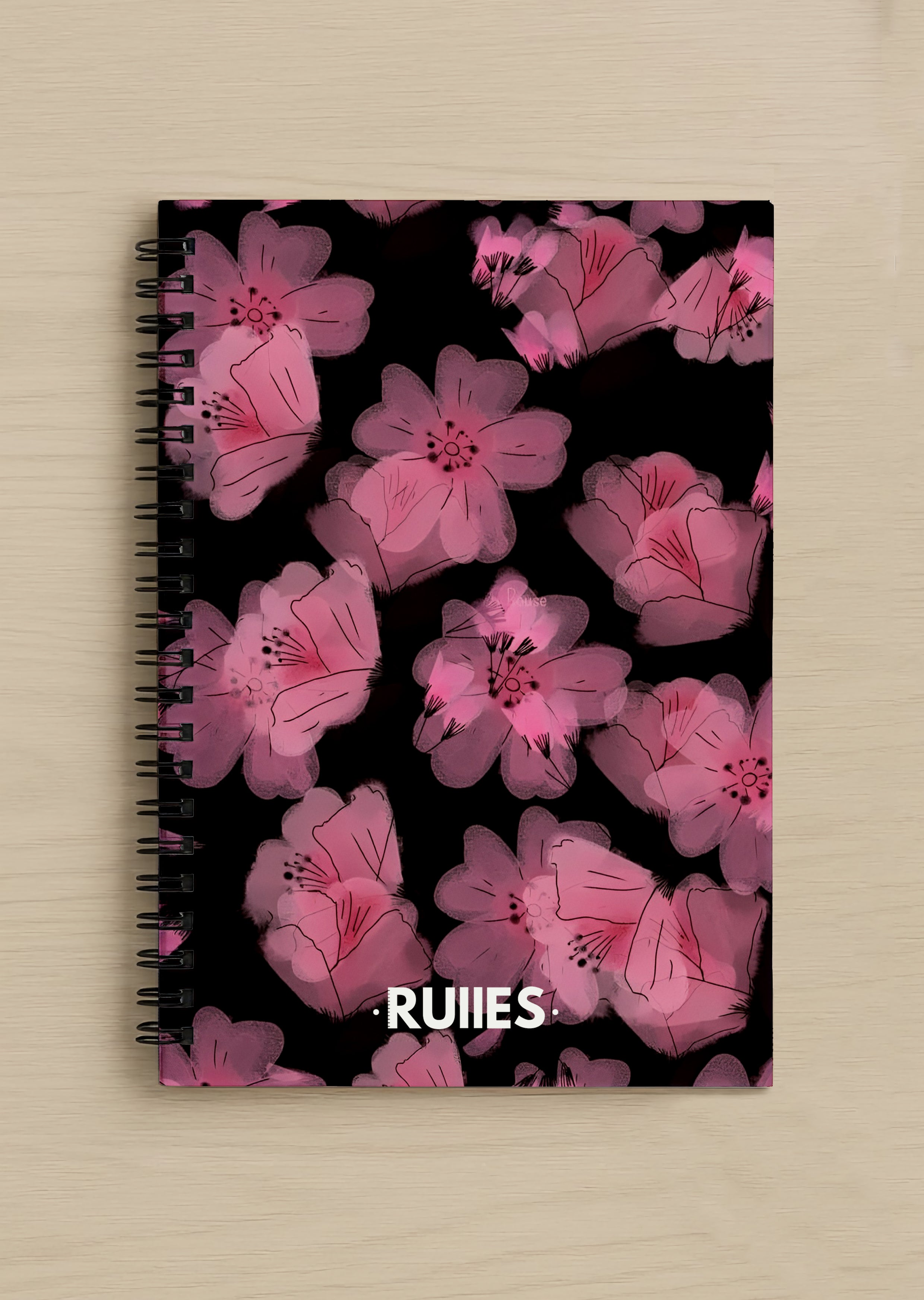 Pink flowers Notebook