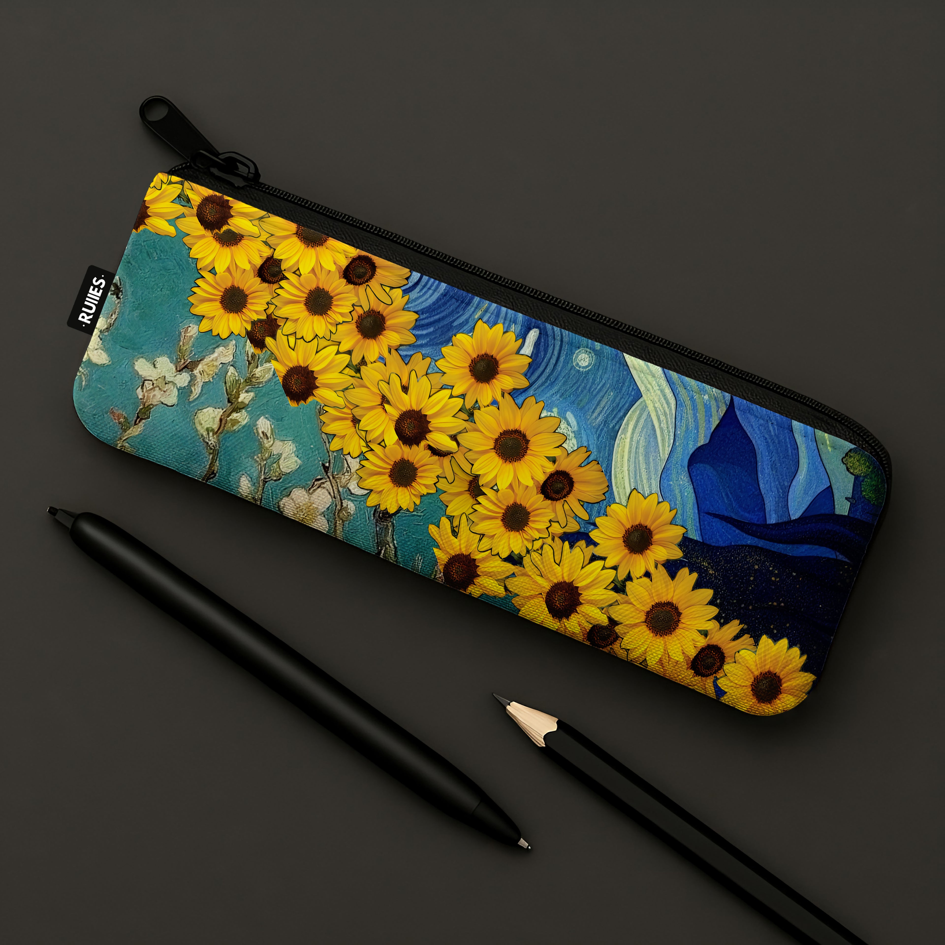 Sunflower pencil case