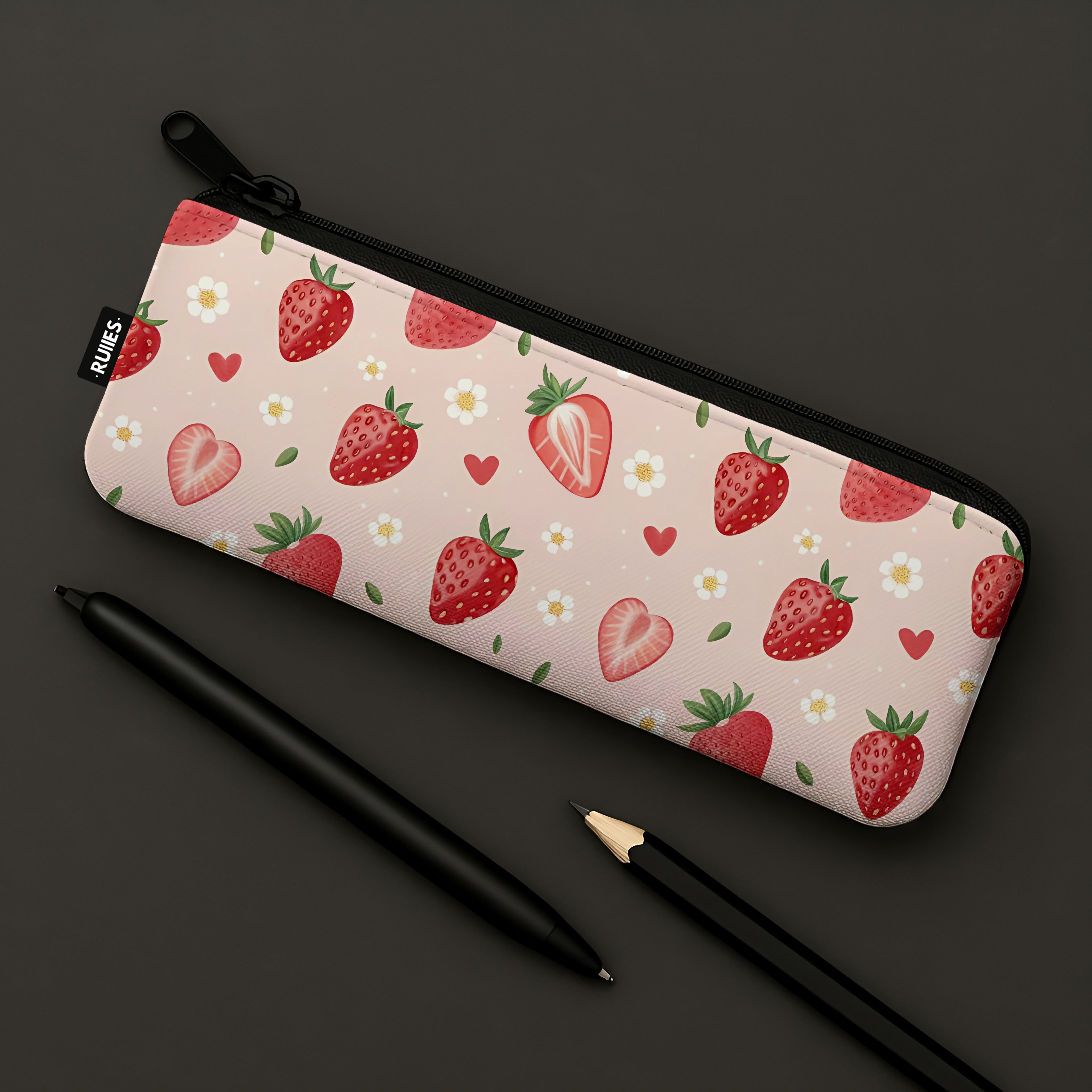 Strawberries pencil case