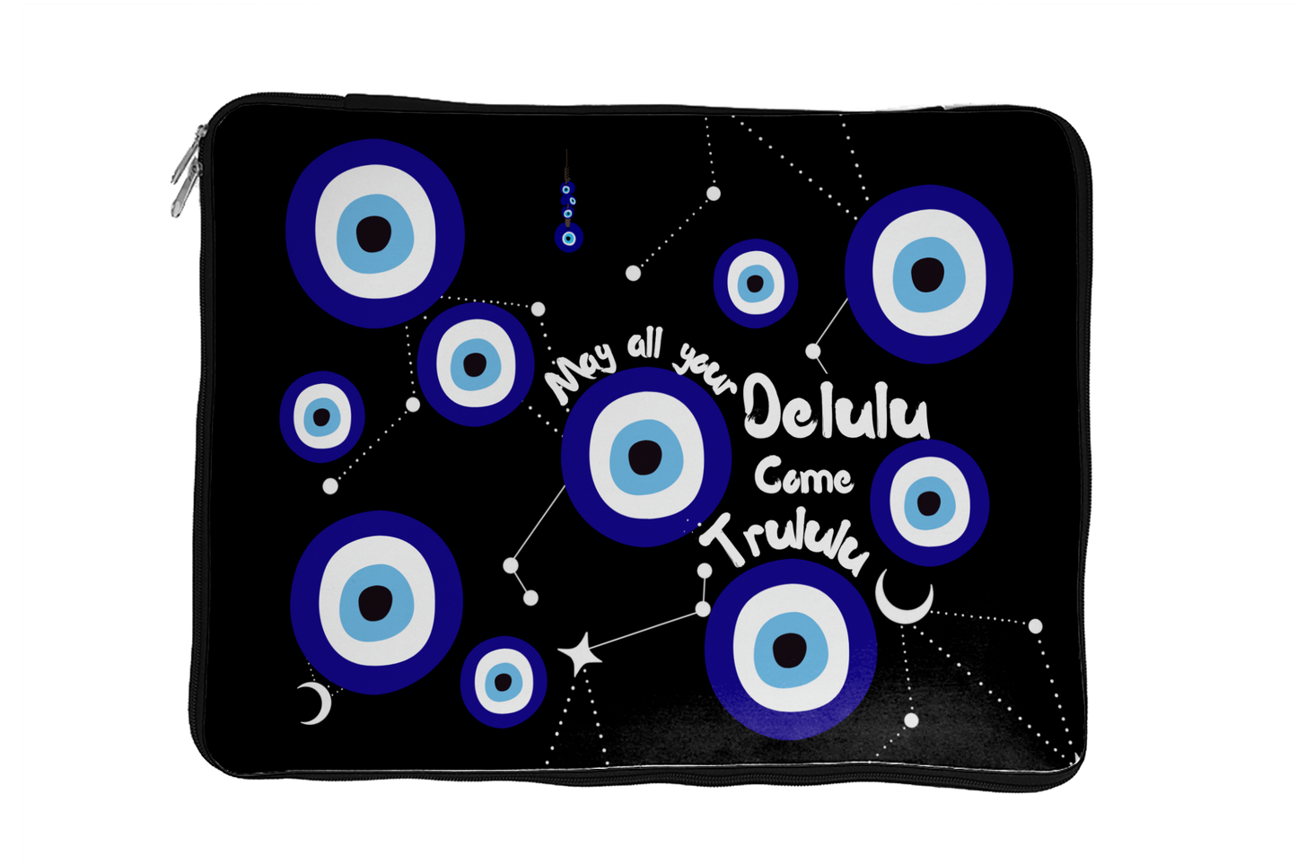 Delulu black Laptop Sleeve