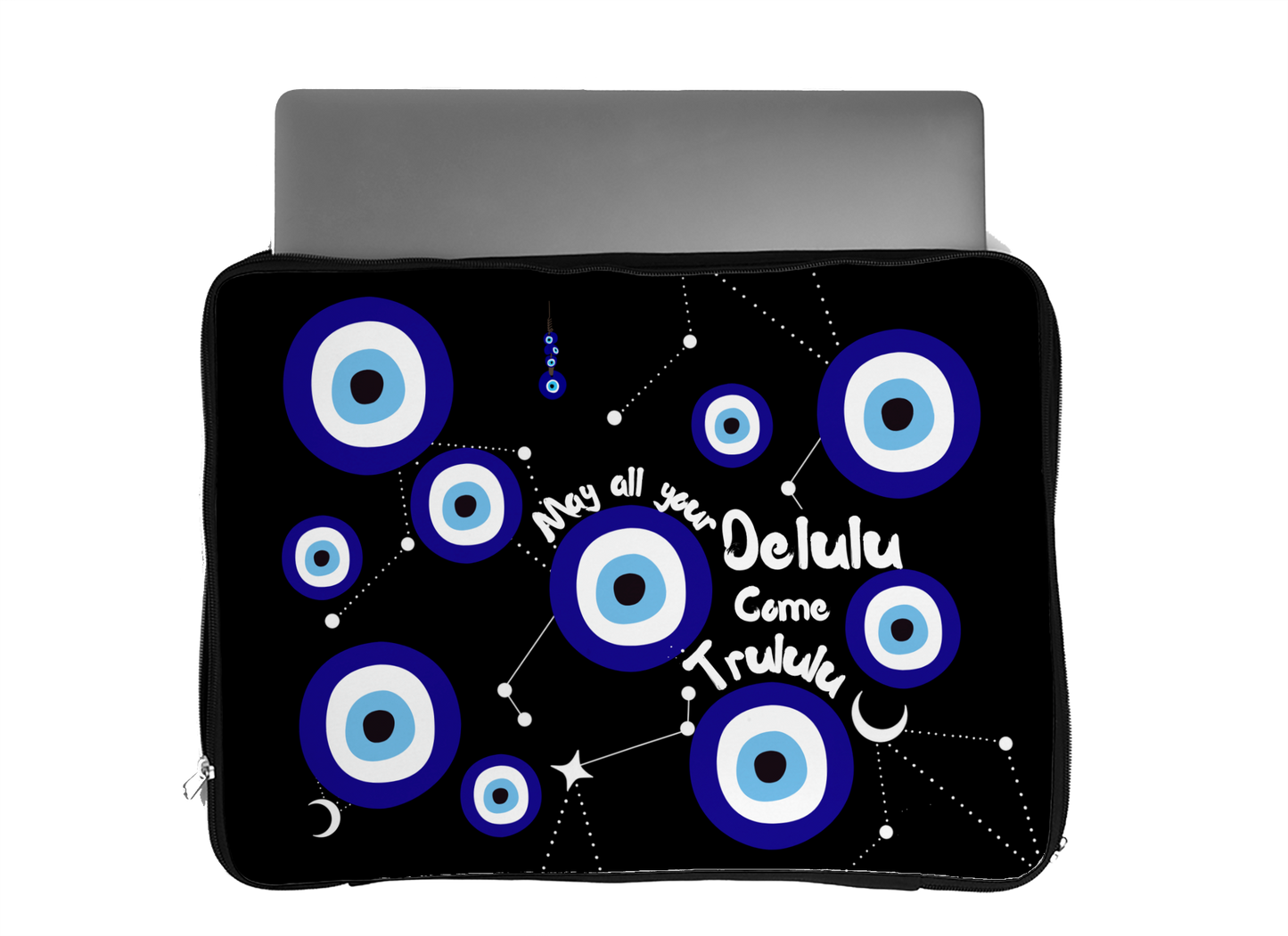 Delulu black Laptop Sleeve